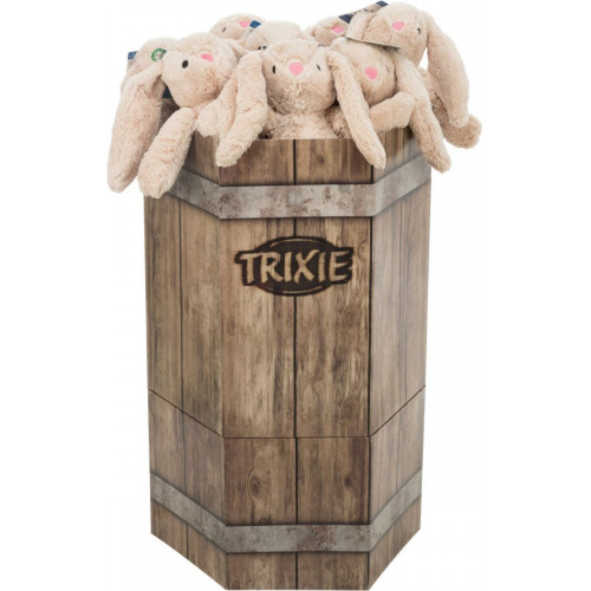 Игрушка Trixie для собак Зайка с пищалкой плюшевый 38 см