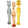 Игрушка Trixie Longies для собак Животные-сафари с пищалкой латекс 30-32 см
