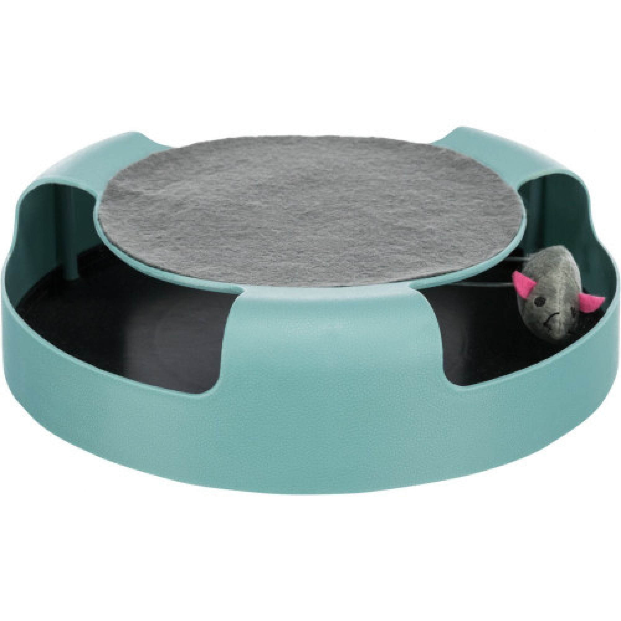 Игрушка Trixie Catch The Mouse для кошек Трек игровой с плюшевой мышкой пластик 25х6 см