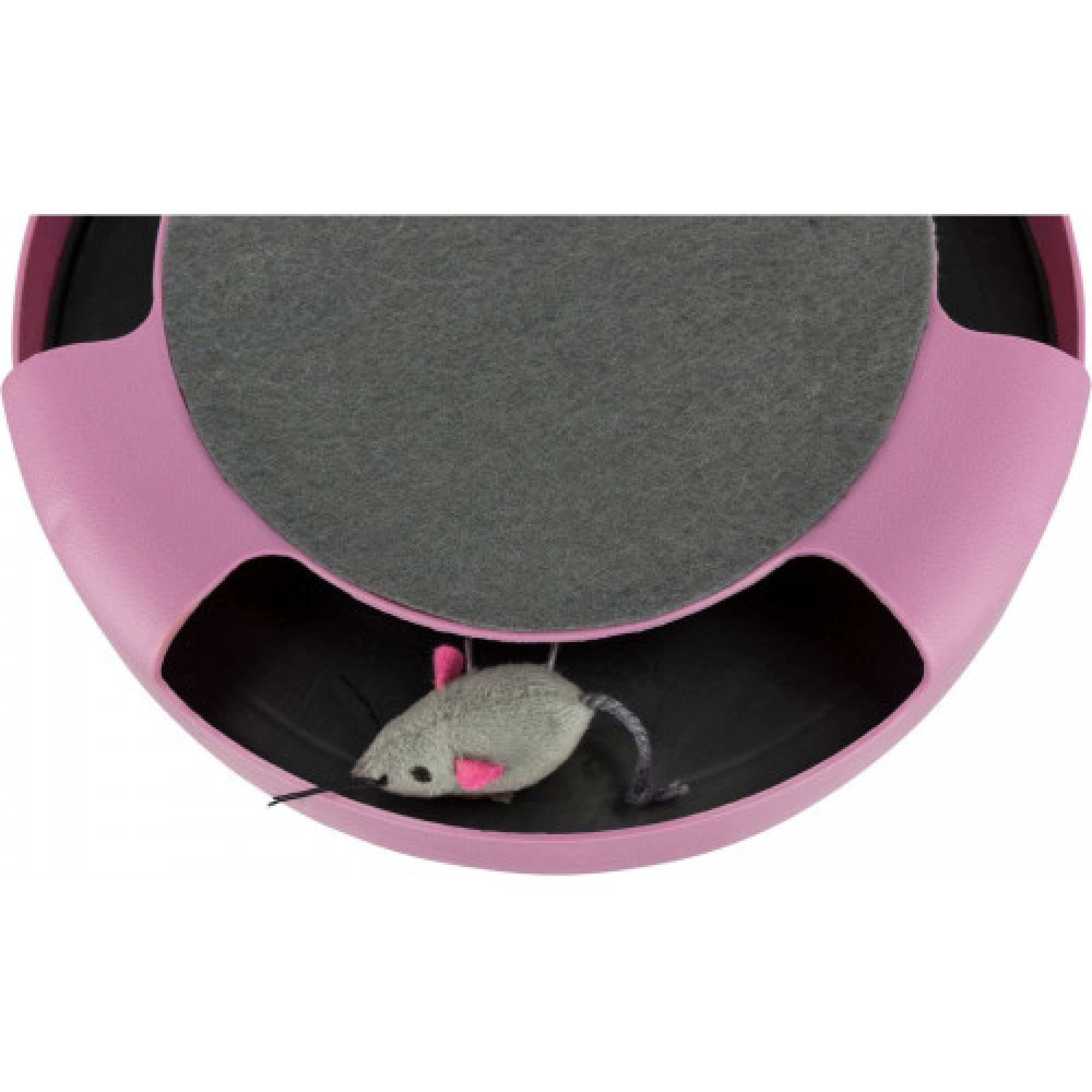 Игрушка Trixie Catch The Mouse для кошек Трек игровой с плюшевой мышкой пластик 25х6 см