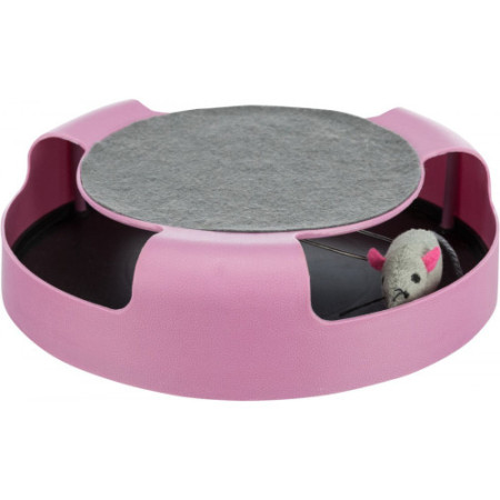 Іграшка Trixie Catch The Mouse для котів Трек ігровий з плюшевою мишкою пластик 25х6 см Іграшка Trixie Catch The Mouse для котів Трек ігровий з плюшевою мишкою пластик 25х6 см