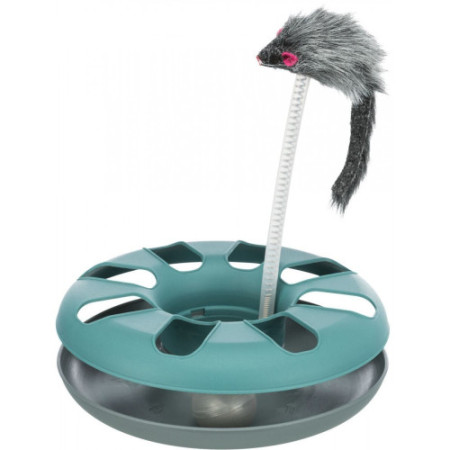 Іграшка Trixie Crazy Circle для котів ігровий трек з мишкою 24х29 см Іграшка Trixie Crazy Circle для котів ігровий трек з мишкою 24х29 см