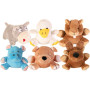 Игрушка Trixie для собак Животное мини со звуком плюш 10-12 см