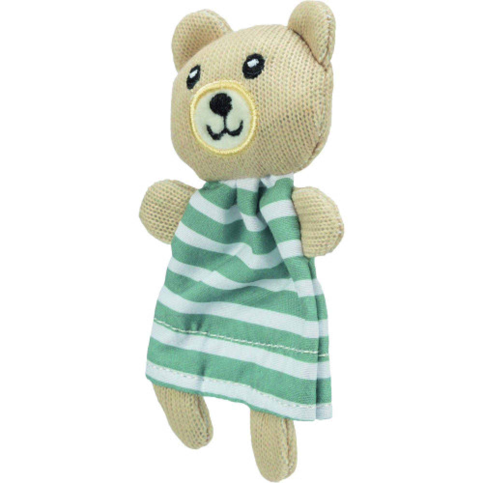 Игрушка Trixie для кошек Медведь ткань с кошачьей мятой 12 см