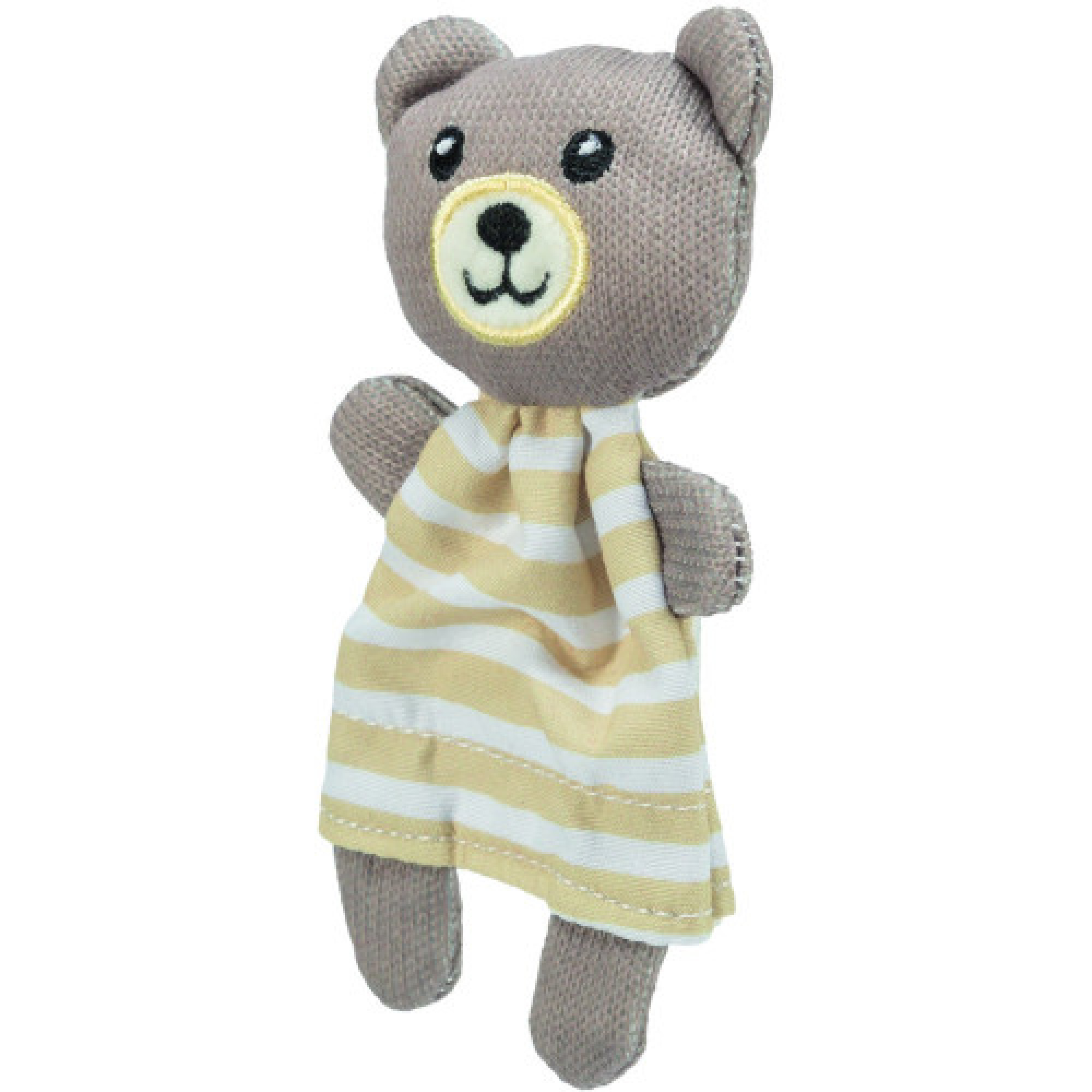 Игрушка Trixie для кошек Медведь ткань с кошачьей мятой 12 см