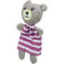 Игрушка Trixie для кошек Медведь ткань с кошачьей мятой 12 см