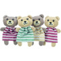 Игрушка Trixie для кошек Медведь ткань с кошачьей мятой 12 см