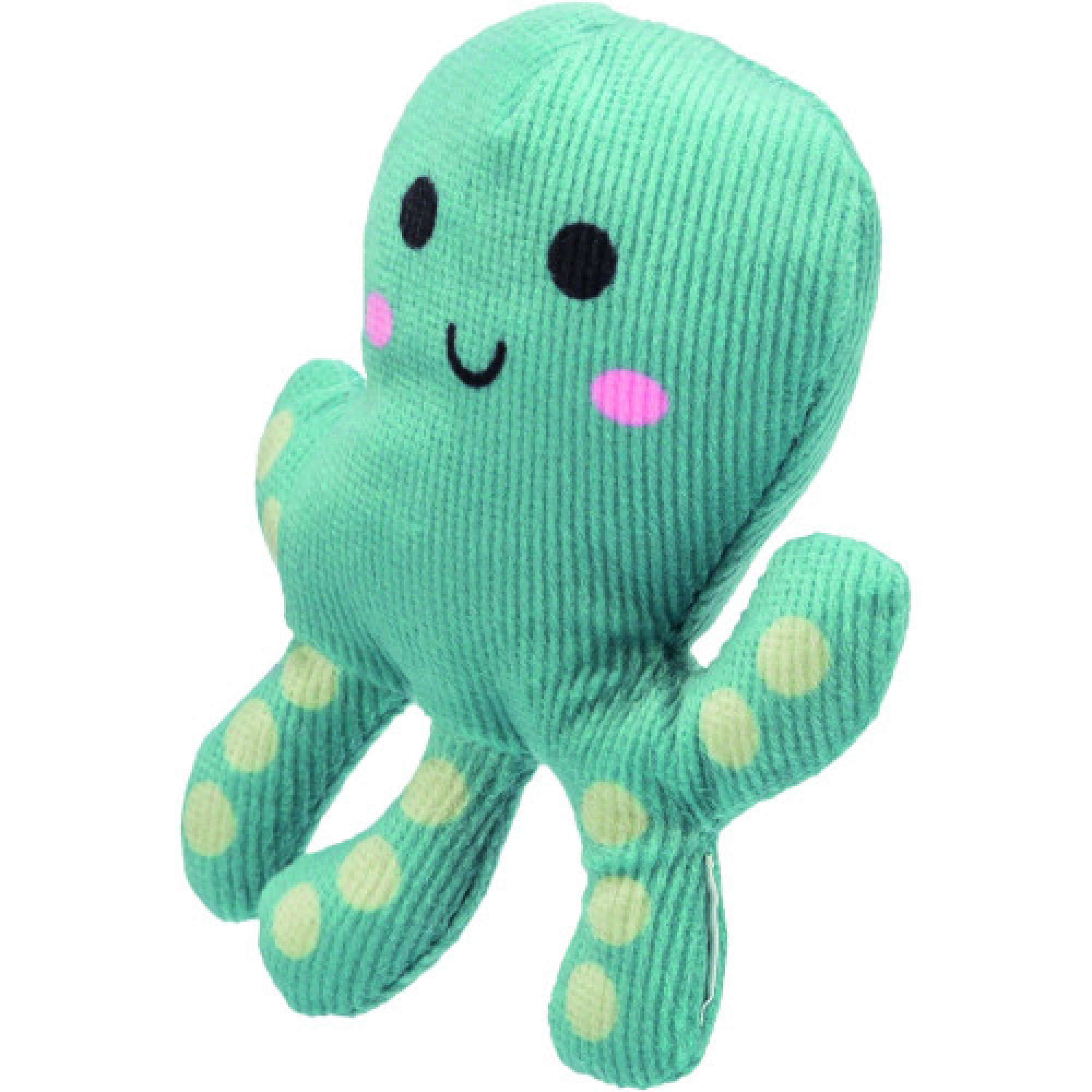 Игрушка Trixie для кошек: Осьминог плюшевый с кошачьей мятой (10 см)
