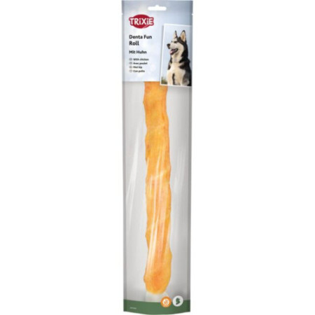 Ласощі Trixie Denta Fun Chewing Rolls для собак Палички для чищення зубів з куркою 40 см 170 г Ласощі Trixie Denta Fun Chewing Rolls для собак Палички для чищення зубів з куркою 40 см 170 г