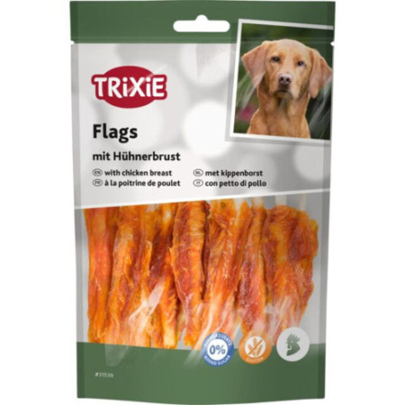 Ласощі Trixie Premio Chicken Flags для собак куряче філе 100 г Ласощі Trixie Premio Chicken Flags для собак куряче філе 100 г