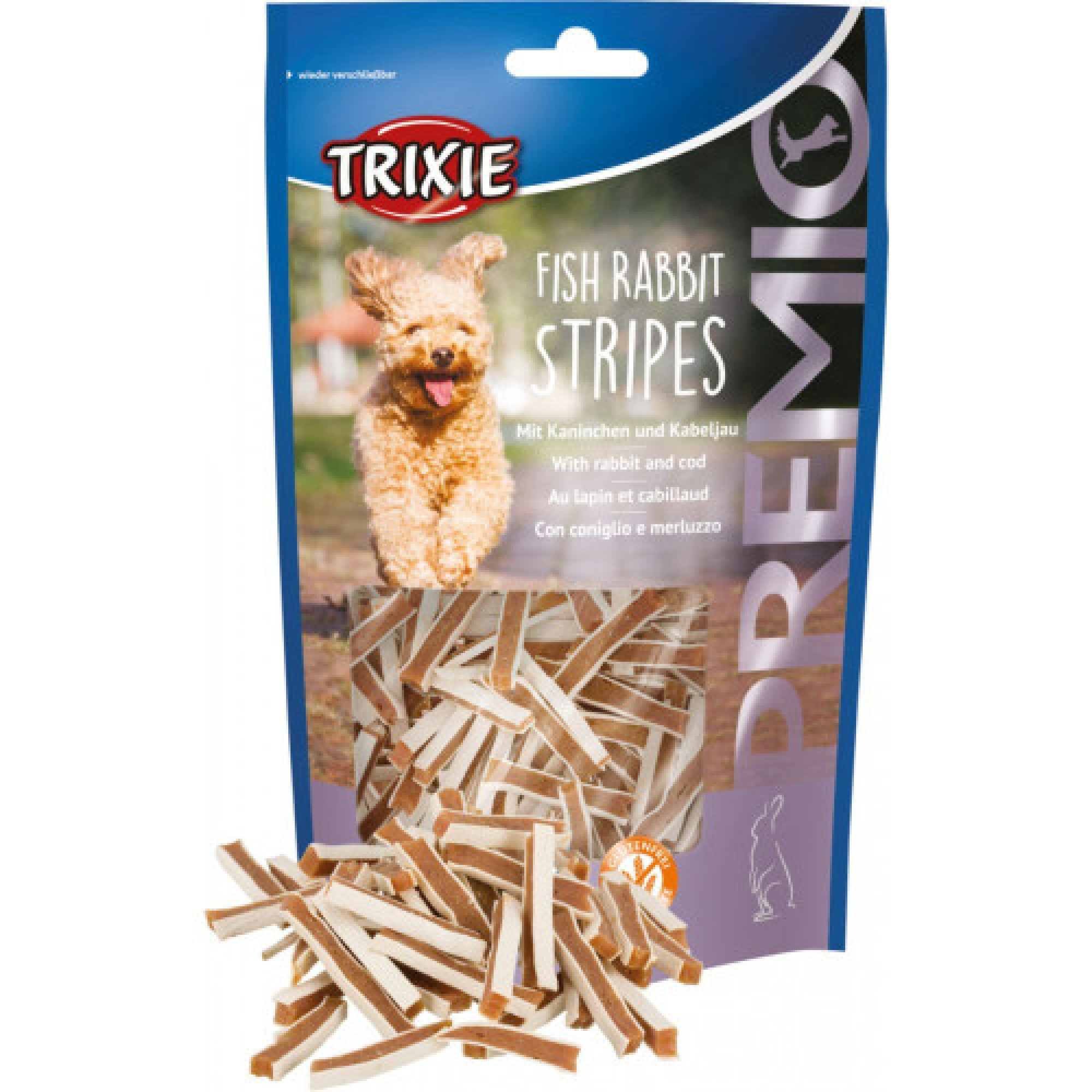 Лакомство Trixie Premio Fish Rabbit Stripes для собак снеки с рыбой и кроликом 100 г