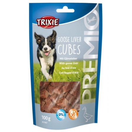 Ласощі Trixie Premio Guse Liver Cubes для собак кубики з гусячою печінкою 100 г Ласощі Trixie Premio Guse Liver Cubes для собак кубики з гусячою печінкою 100 г