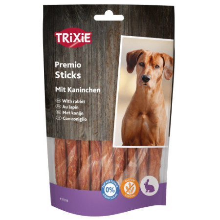 Ласощі Trixie Premio Rabbit Sticks для собак палички з кроликом 100 г Ласощі Trixie Premio Rabbit Sticks для собак палички з кроликом 100 г