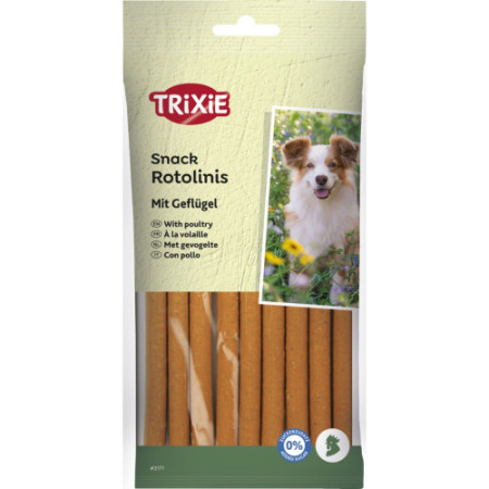 Ласощі Trixie Soft Snack Rotolinis для собак палички з м'ясом домашніх птахів 120 г Ласощі Trixie Soft Snack Rotolinis для собак палички з м'ясом домашніх птахів 120 г