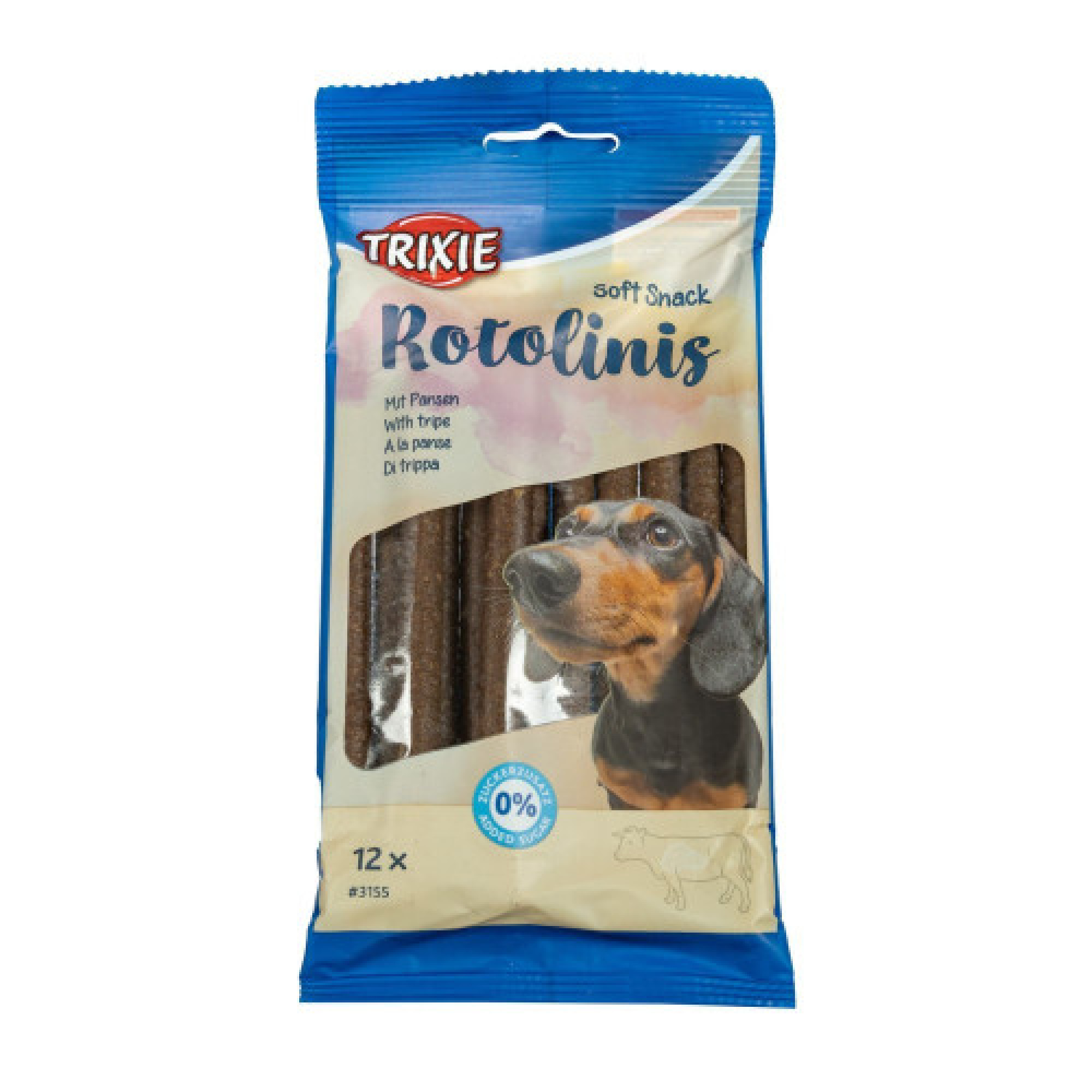 Лакомство Trixie Soft Snack Rotolinis для собак палочки с рубцом 120 г