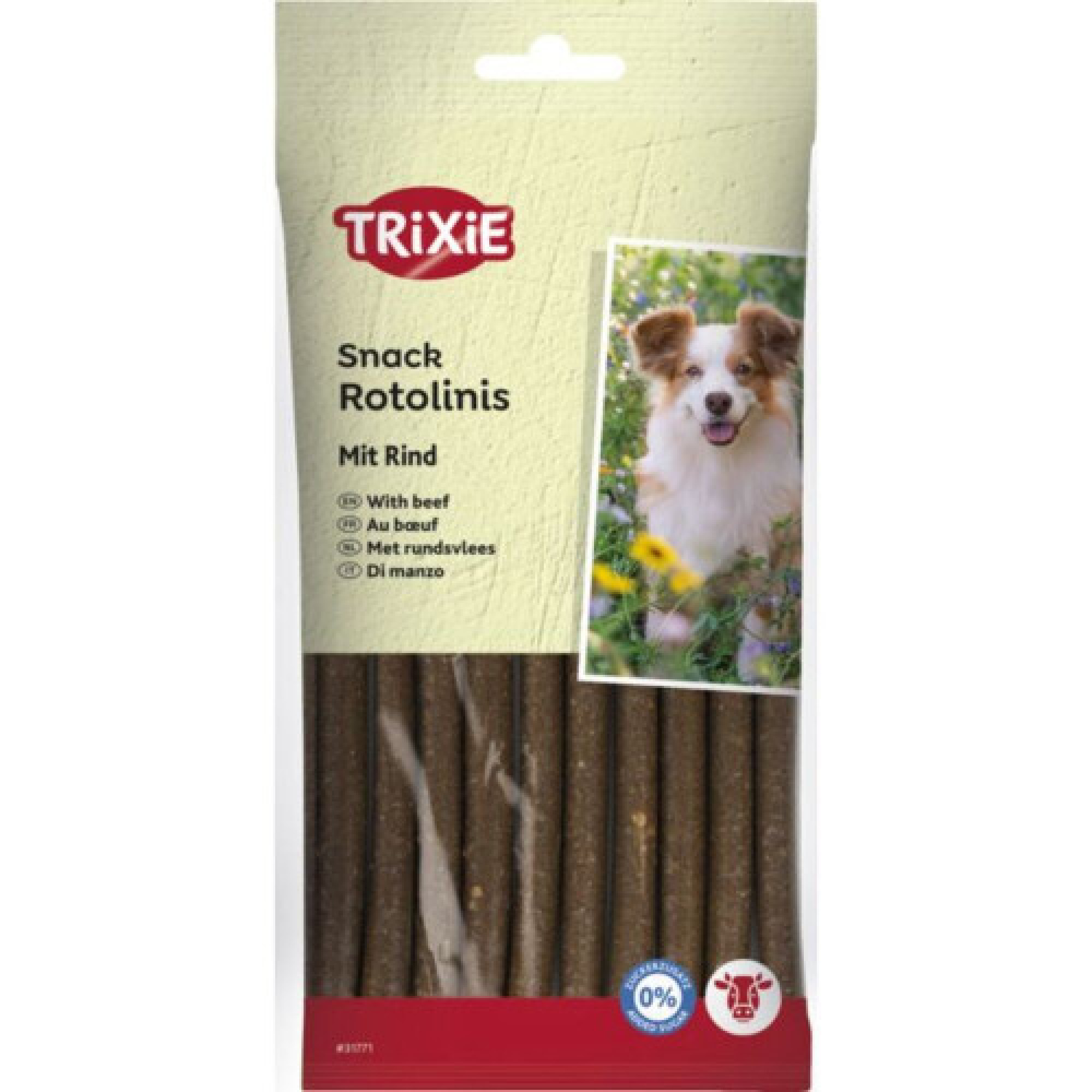 Лакомство Trixie Soft Snack Rotolinis для собак палочки с говядиной 120 г