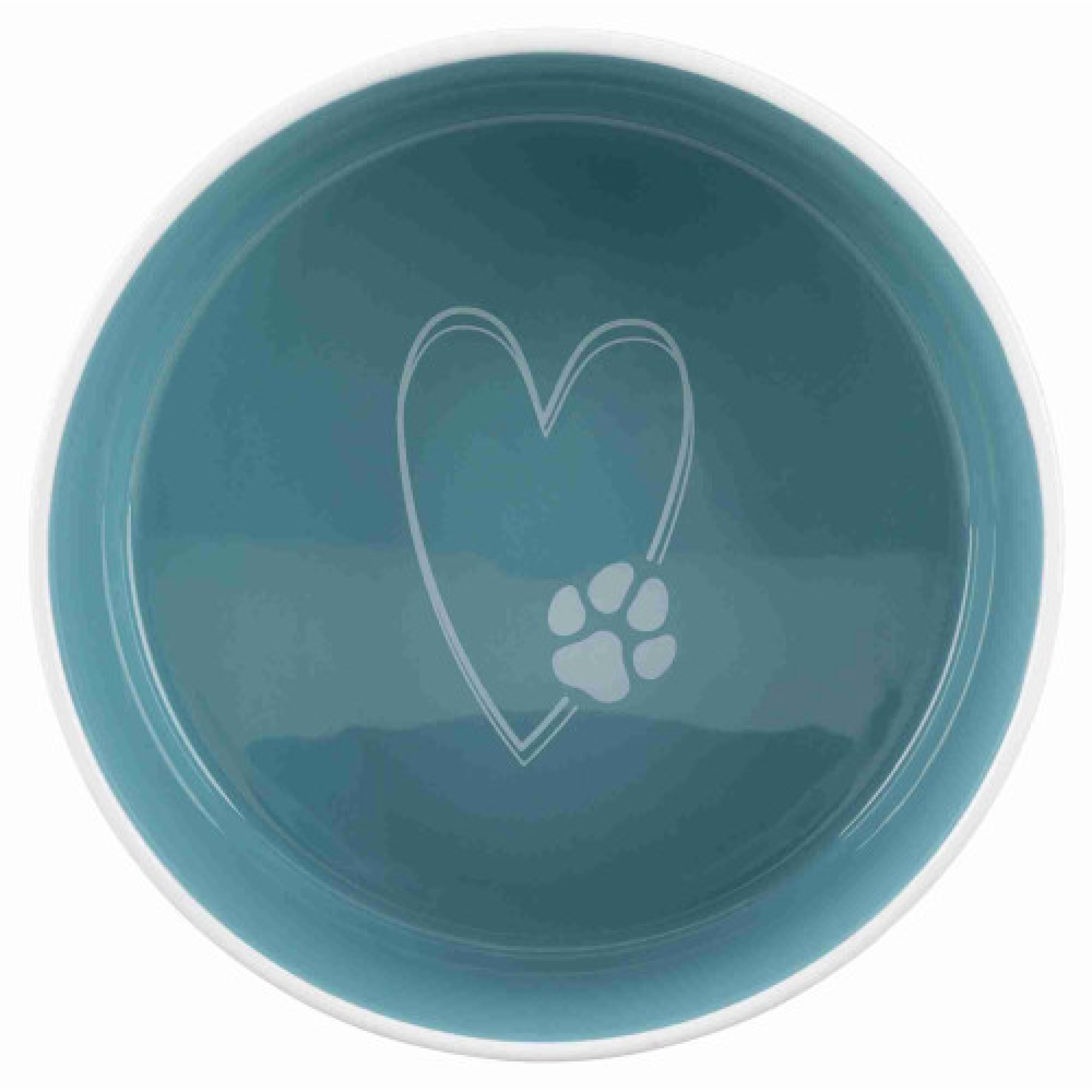 Миска Trixie для собак Pets Home бирюзовая керамическая 300 мл 12 см