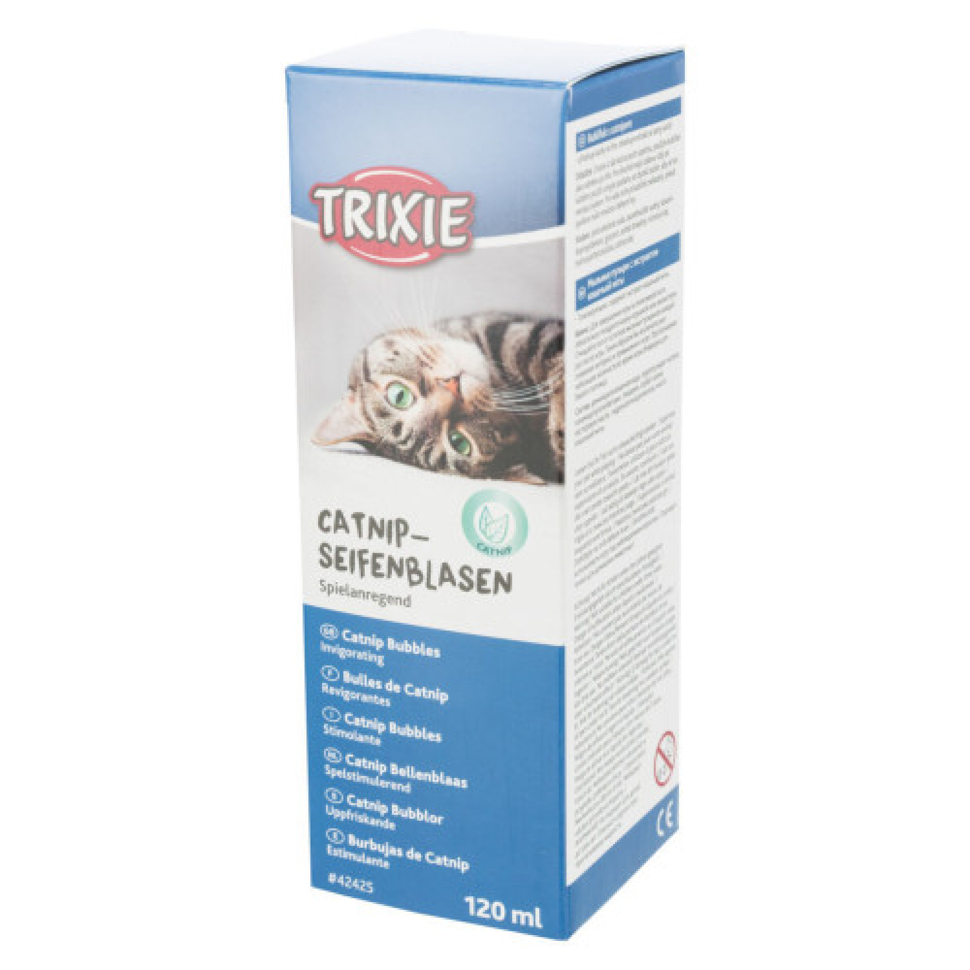 Мыльные пузыри Trixie для кошек с кошачьей мятой 120 мл