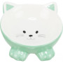 Миска Trixie для кошек Котик керамическая 150 мл d-14 см