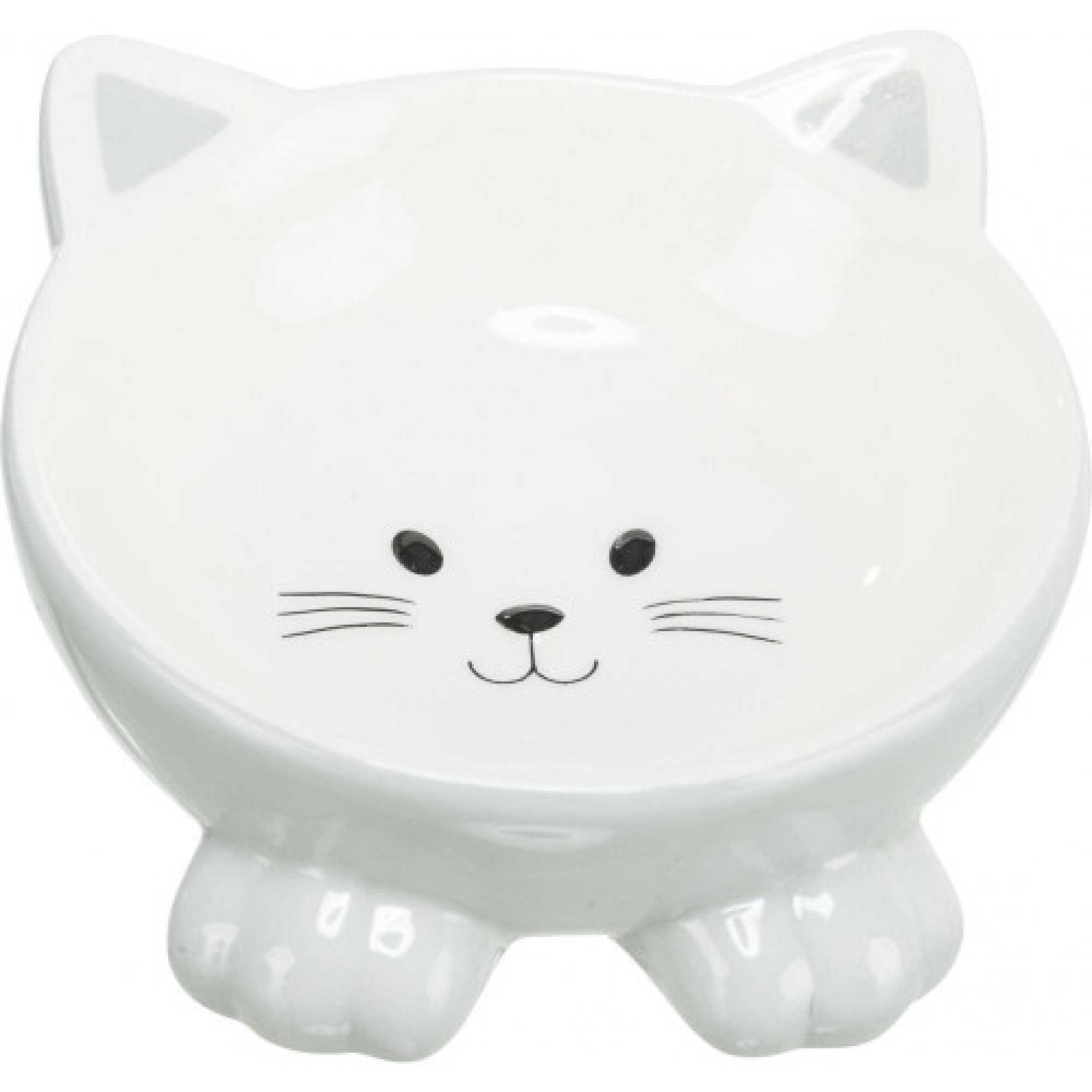 Миска Trixie для кошек Котик керамическая 150 мл d-14 см