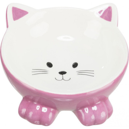 Миска Trixie для котів Котик керамічна 150 мл d-14 см Миска Trixie для котів Котик керамічна 150 мл d-14 см
