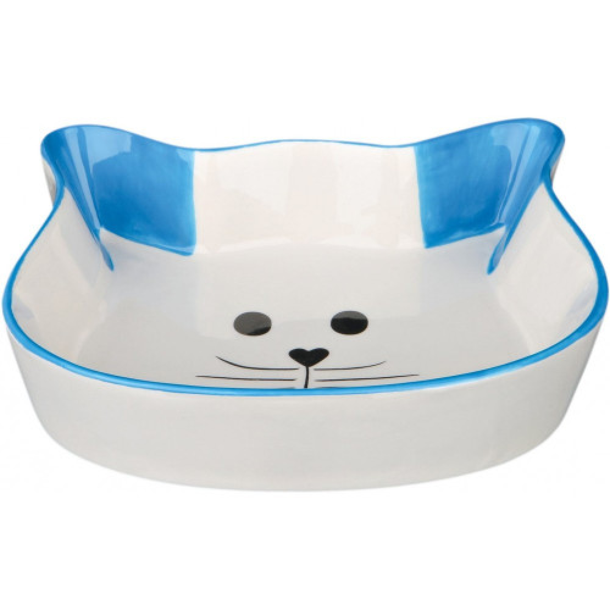 Миска Trixie для котів у формі котячої мордочки керамічна 250 мл/12 см