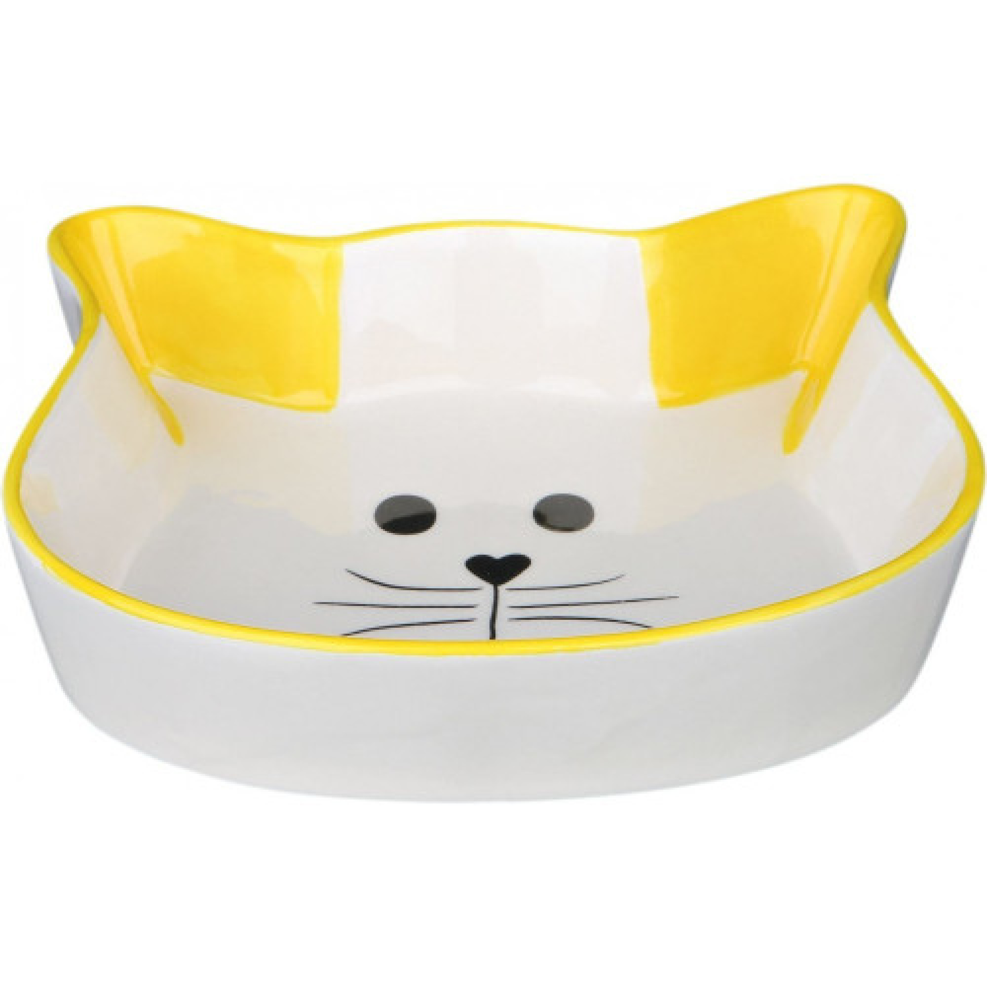 Миска Trixie для котів у формі котячої мордочки керамічна 250 мл/12 см