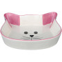 Миска Trixie для котів у формі котячої мордочки керамічна 250 мл/12 см