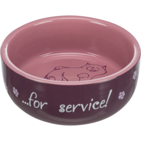 Миска Trixie для котів Thanks for Service керамічна 300 мл/11 см Миска Trixie для котів Thanks for Service керамічна 300 мл/11 см