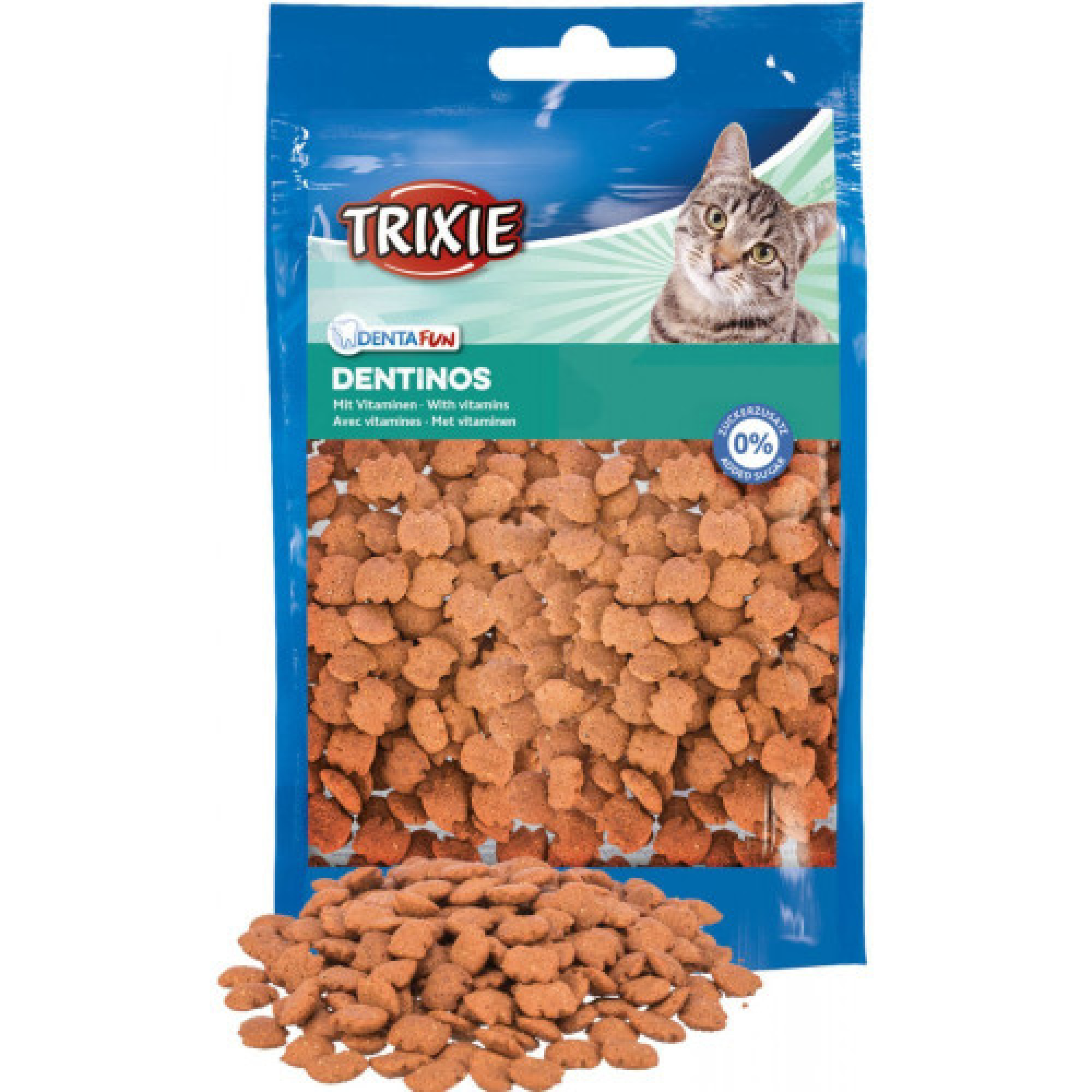 Лакомство Trixie Denta Fun Dentinos для кошек для здоровья зубов 50 г