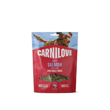 Ласощі Carnilove Soft Snack Salmon with Thyme для собак м'які лосось і чебрець 200 г