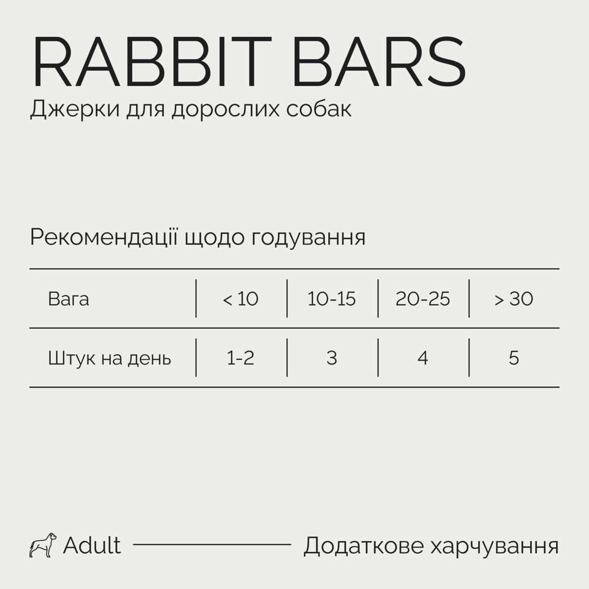 Джерки Savory Bars With Rabbit батончики для собак з кроликом 100 г