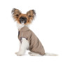 Жилет Pet Fashion Hardy для собак утеплений водонепроникний з отвором для повідця бежевий розмір M