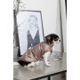 Жилет Pet Fashion Hardy для собак утеплений водонепроникний з отвором для повідця бежевий розмір M