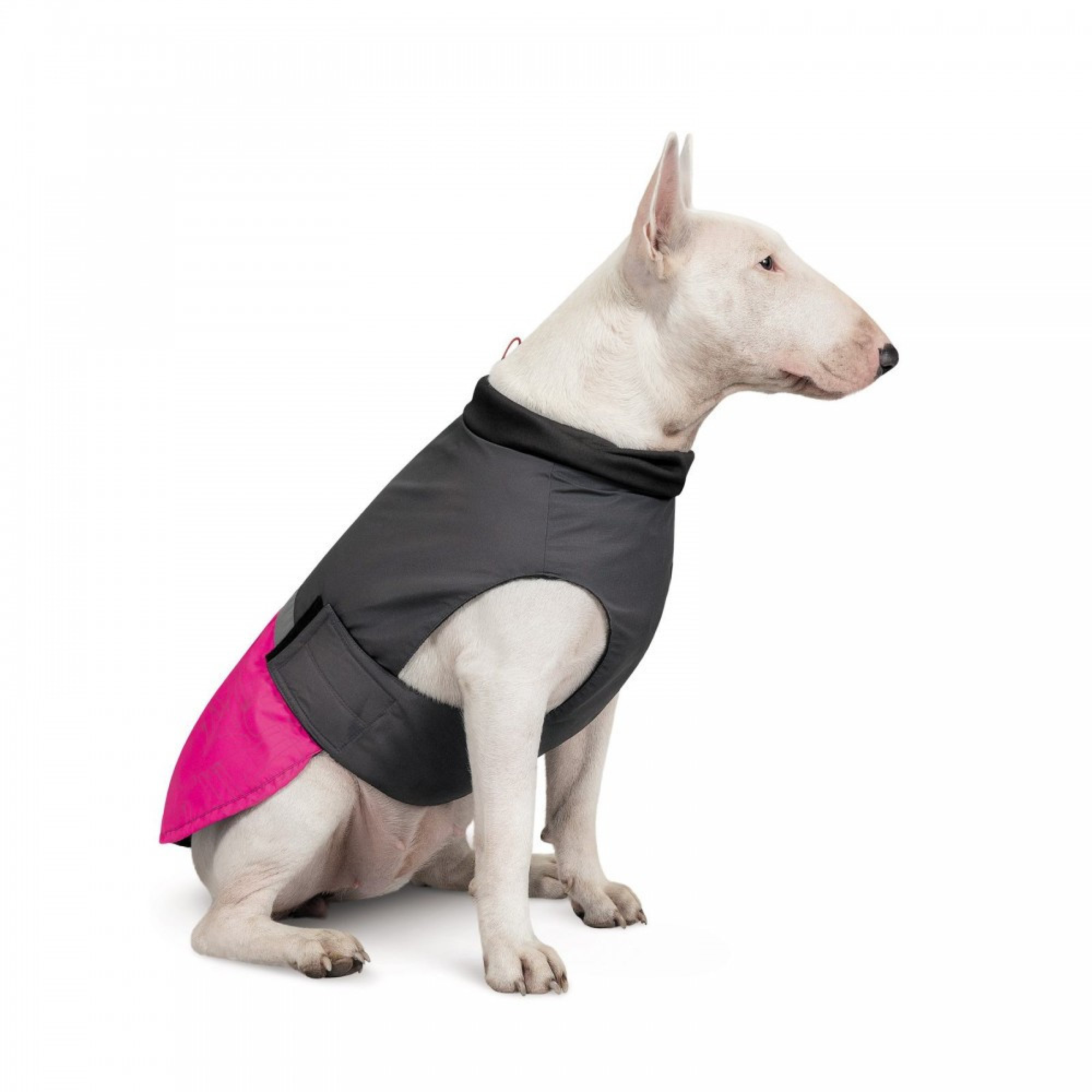 Попона Pet Fashion Roy для собак малиновий/сірий 3XL