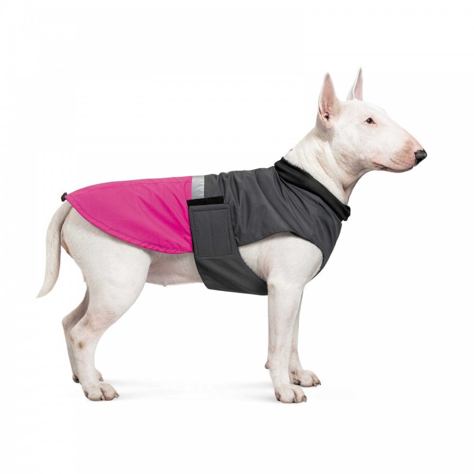 Попона Pet Fashion Roy для собак малиновий/сірий 3XL